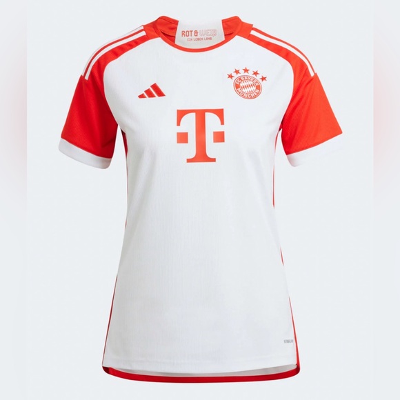 Adidas Authentic FC Bayern Munich 23/24 Home IB1478 Soccer Jersey Women’s Sz: M - Picture 2 of 6